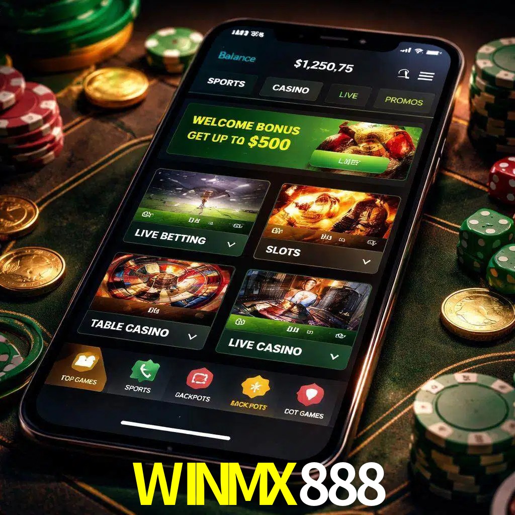 Diseño de juegos móviles WINMX888 para usuarios en México